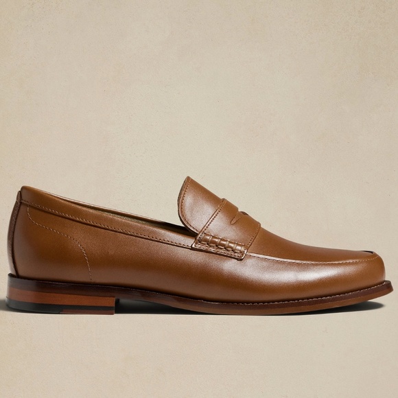 Banana Republic Other - Banana Republic Leather Penny Loafer Brown Mens Size 9.5